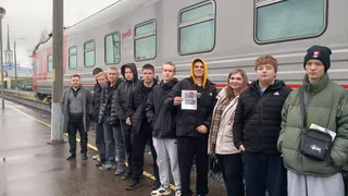 На железнодорожном вокзале столицы Коми побывал вагон - учитель