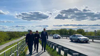 Малков оценил состояние Солотчинского моста