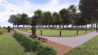 В Суздале начали благоустройство территории Городского сада возле Кремля