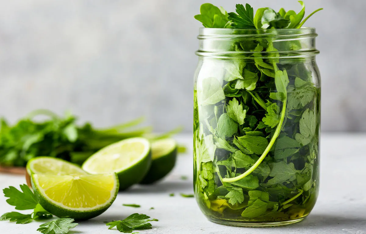 Рюмка в банку — и зелень свежая целый месяц. Простой хитрый способ, который работает