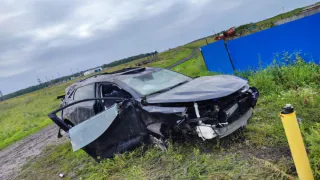 Четыре человека получили травмы в ДТП с переворотом в Челябинской области