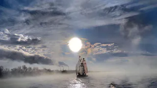 Первая зимняя парусная регата  прошла в Магнитогорске 