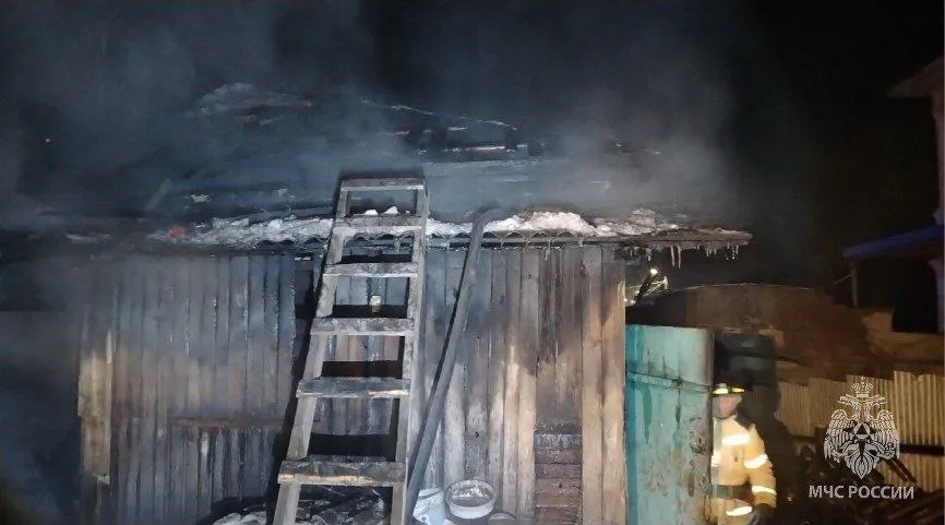 Пожарные Челябинской области вывели людей из огненной ловушки