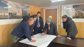 Мэр Рязани проинспектировала работы на территории военного госпиталя