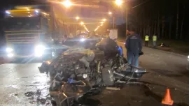 "Легковая сложилась, как листок бумаги" - подробности ДТП на Южной окружной