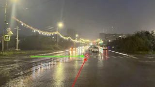 В Коми водитель с небольшим опытом сбил человека на нерегулируемом переходе