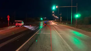 В Коми Nissan X-Trail столкнулся с мотоциклом