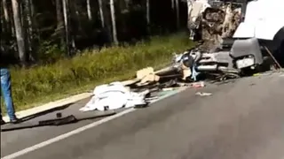 Два грузовика: в Рязанской области произошло серьезное ДТП