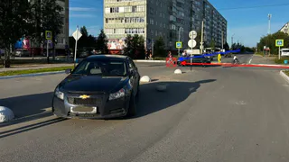 В Усинске авария с участием двух машин привела к травме ребенка