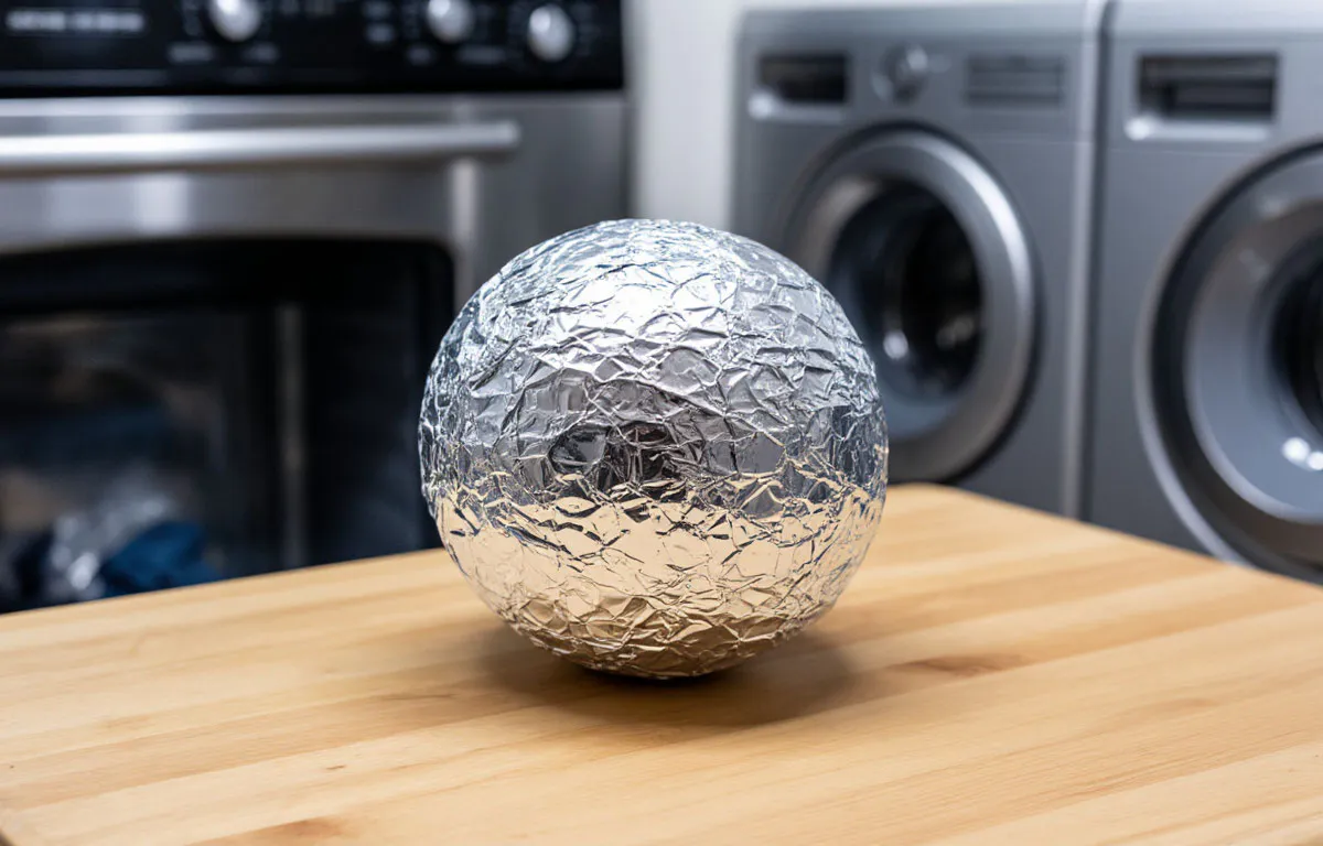 Зачем опытные хозяйки кладут в стиральную машину шарик из фольги: результат виден после первой же стирки