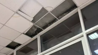 Пензячка пожаловалась на протечку крыши во дворце спорта «Буртасы»