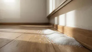 Щепотка соли вдоль плинтуса перед сном: старинный метод для защиты дома работает лучше современных устройств