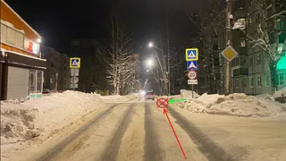 В Сыктывкаре Datsun сбил пенсионерку на "зебре"