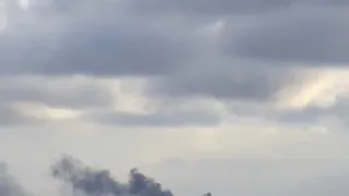 Крупный пожар в Рязани: в промзоне загорелся автоприцеп 