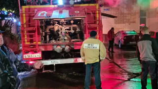 Сгорела почти дотла: в Дашково-Песочне полыхал автомобиль, видео