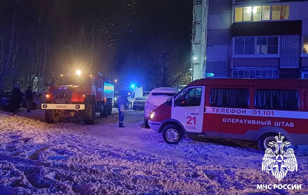 Экспертами названа причина пожара в ухтинской многоэтажке