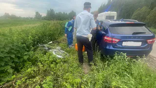 В Рязанском районе водитель Lada сбила 12-летнего велосипедиста