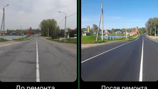 На двух участках трассы Муром – «Волга» отремонтировали 5,6 километра дороги