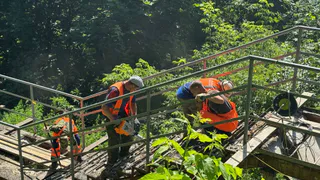 Благоустройство во Владимире: этап - лестничный ремонт