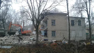 Соцсети: в Приокском ради строительства дома сносят бывший детсад