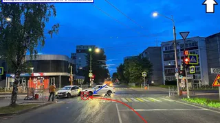 Ночная авария в Коми: невнимательность водителя Mercedes привела к травмам двух человек