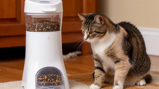 Уехала на два дня — кошка была сытой и спокойной: спасла одна умная вещь