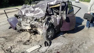 Видео последствий трагического ДТП в Рязанской области – 1 человек погиб, 2 получили травмы