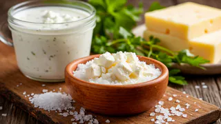  Вечером смешиваю кефир с солью: наутро получаю нежный сыр – вкуснее и дешевле «Феты» 