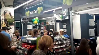 Посмотрите как в Рязани прошло открытие магазина "Перекрёсток"