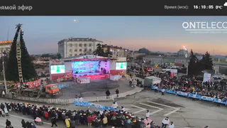 Парад Дедов Морозов задержался из-за не наряженной вовремя елки