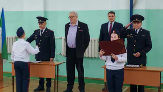 Учащиеся полицейского кадетского класса в Коми приняли присягу