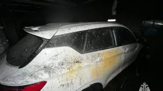 В Рязанской области произошел пожар в гараже