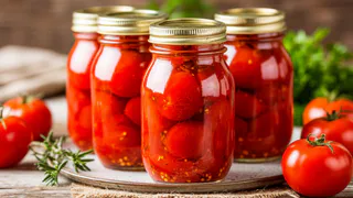 Этот рецепт маринованных помидоров проверен десятками зим: получаются такими вкусными, что банки приходится прятать от мужа и детей