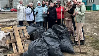 Общегородской субботник прошел в Усинске