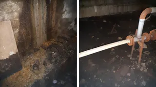 Затопленный дом на Советской Армии: жильцам пришлось спасаться самим