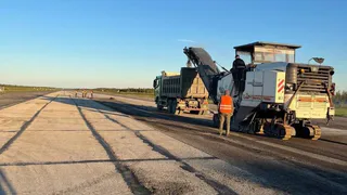 В одном аэропорту Коми стартовал ремонт взлётно-посадочной полосы
