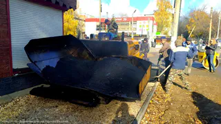 Время ремонта: на Севастопольской аллее в Рязани начали асфальтировать дорожки