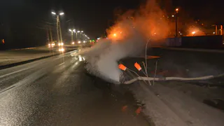 На улице Зубковой из-за пара не было видно дорогу