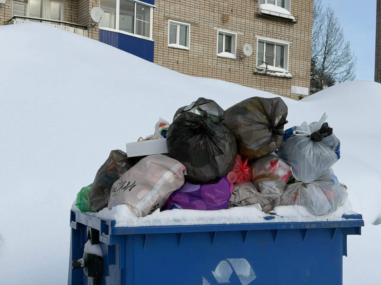 В Татарстане в три раза выросло число жалоб на вывоз мусора и уборку снега