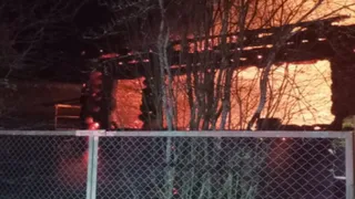 В деревне Снятиново Александровского района ночью пожар уничтожил жилой дом