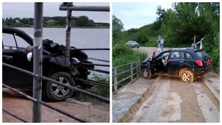 Был пьян: в Новомичуринске водитель кроссовера въехал в опору моста