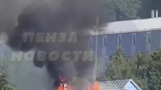 На улице Ключевой  в Пензе из пожара спасли  человека