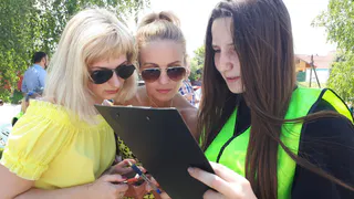 На фестивале «Малина» рязанцев проверили на знание ПДД