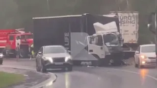 На трассе Рязань–Спас-Клепики произошло серьезное ДТП с двумя фурами