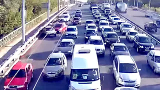 На Московском шоссе произошло очередное ДТП – на месте аварии собралась пробка