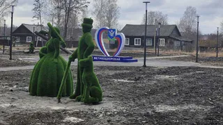 В Гусь-Хрустальном районе проходит благоустройство новой парковой зоны