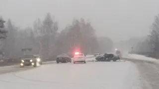 Под Рязанью у Солотчи произошло серьёзное ДТП