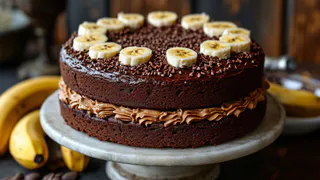 Шоколадно-банановый торт: готовится проще простого, наслаждение — гарантировано 100%
