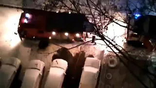 Пожар в Рязани: в центре города загорелась квартира в многоэтажке