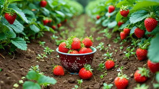 1 стакан клубнике в апреле - вымахает с яйцо: первая подкормка для крупной ягоды и крепких кустов